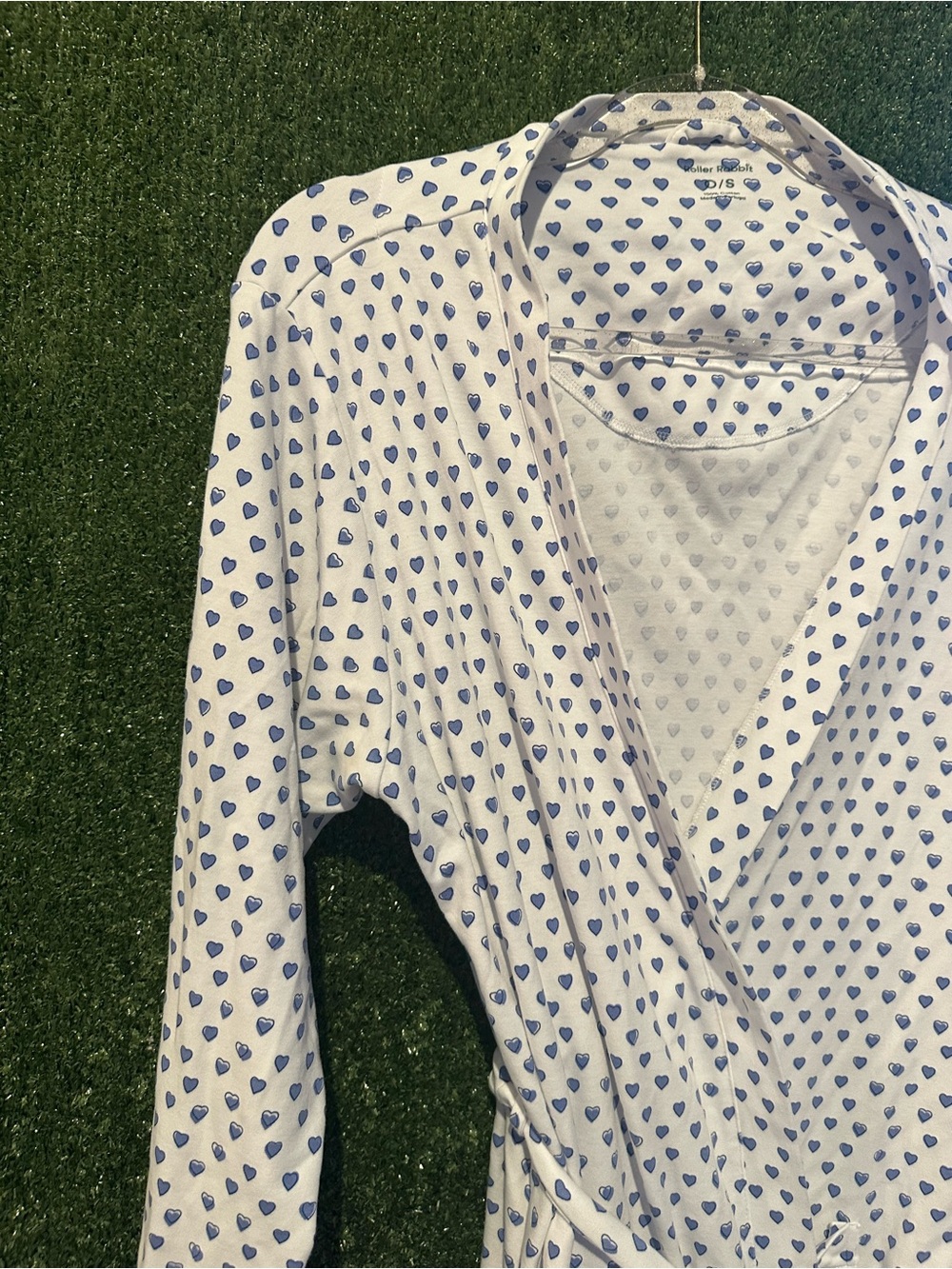 Roller Rabbit Axel Hearts Kimono Robe - Picture 8 of 12